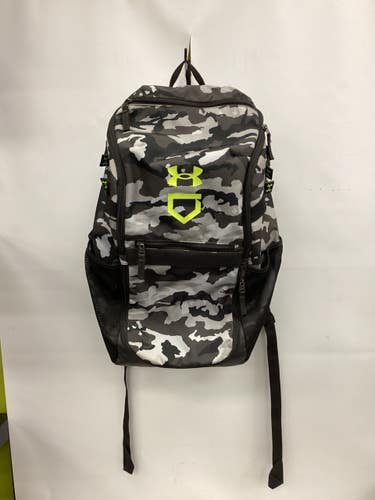 Used Under Armour HOME PLATE BACKPACK BB/SB Player Backpack Camouflage 11851-S000051651