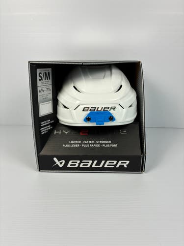 New Small/Medium Bauer Hyperlite 2 Helmet - White