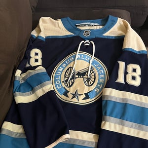 Columbus Blue Jackets Stitched Jersey Size 52 #18 Dubois