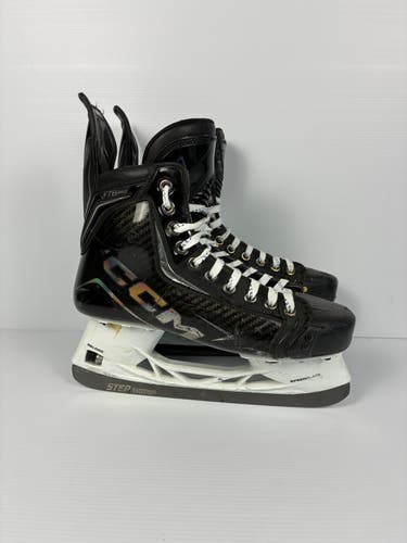 Used Size 7.5 Regular Senior CCM JetSpeed FT8 Pro Stock Hockey Skates - Black