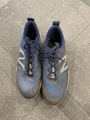 Used New Balance FUEL CELL BB/SB Cleats Navy Blue Senior 11 11614-S000243643