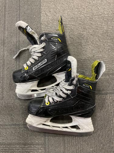 Used Bauer ELITE SUPREME Junior Hockey Skate Junior 01 11614-S000243629