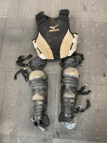 Used Mizuno 3 PIECE SET Catchers Equipment Other 11614-S000243616