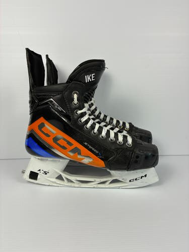 Used Size 8 Regular Senior CCM JetSpeed FT6 Pro Hockey Skates - Orange/Blue