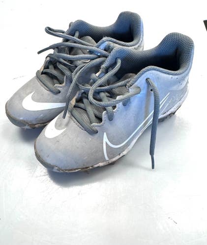 Used Nike FASTFLEX BB/SB Cleats Grey Youth 13.0 11860-S000315219