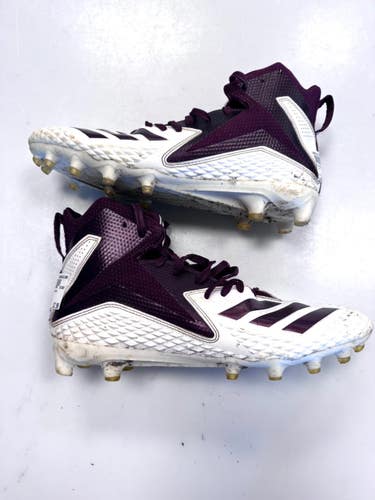 Used Adidas Adult FB Cleats White Senior 9.5 11860-S000315212