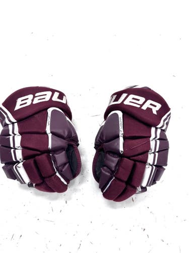 Used Bauer X 5.0 Senior Gloves Maroon 13" 11860-C000315176