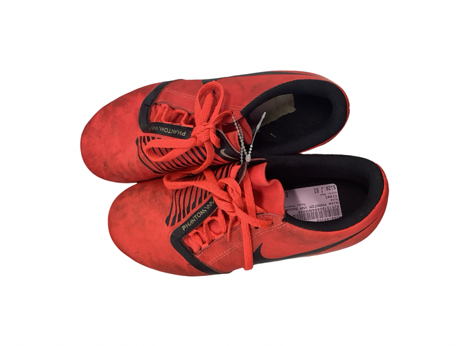 Used Nike PHANTOM VNM Soccer Cleats Red Junior 03 11613-S000189359