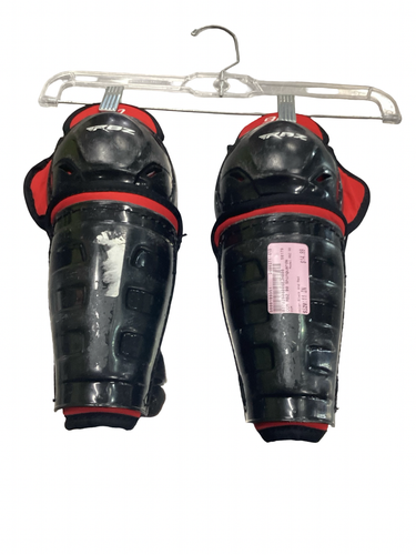 Used CCM RBZ 90 Senior Shin Guards Black And Red 11" 11613-S000189351