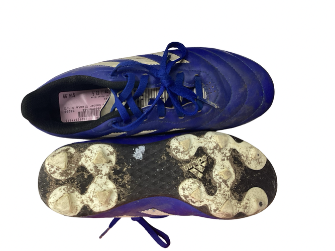 Used Adidas Soccer Cleats Royal Blue Junior 03.5 11613-S000189448