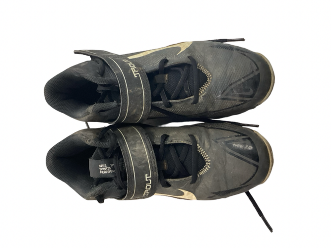 Used Nike TROUT 27 BB/SB Cleats Black Junior 05.5 11613-S000189394