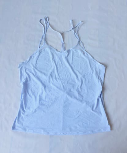 lululemon Athletica Shear Lightness Tank Top light blue strappy size 8