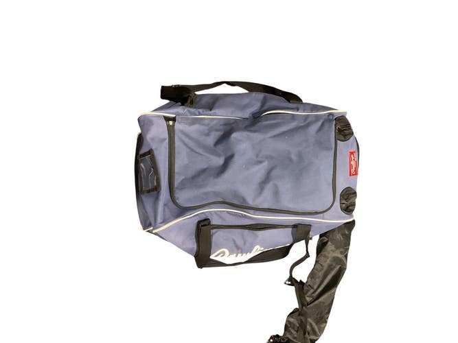 Used Rawlings COVERT DUFFLE BAG BB/SB Player Carry Bag Royal Blue 11847-S000038518