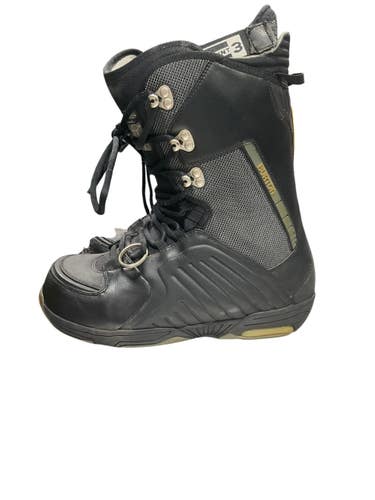 Used Burton IMPRINT 3 Mens Snowboard Boots Black Senior 12 11847-S000038505