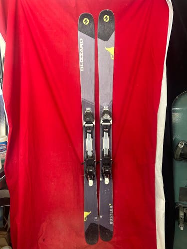 Skis: Blizzard Rustler 9 172 cm All Mountain Skis With Bindings (Used)