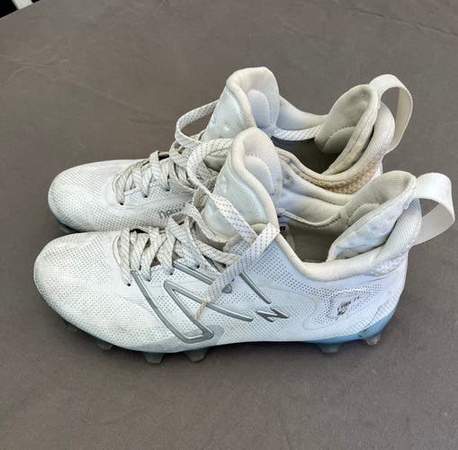 New Balance FreezeWT4 Men’s Size 10 Lacrosse Cleats White Athletic Shoes Outdoor