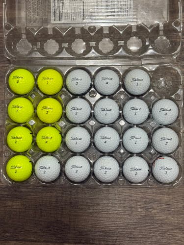 23 Titleist Tour Soft Golf Balls - Nearly All 5A Mint Condition