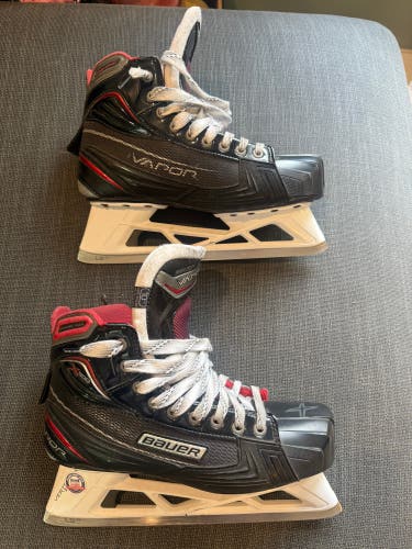 Used Bauer Regular Width  Size 10 vapor x900 Hockey Goalie Skates