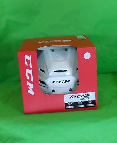 Small Senior CCM Tacks 210 Helmet (New) - White