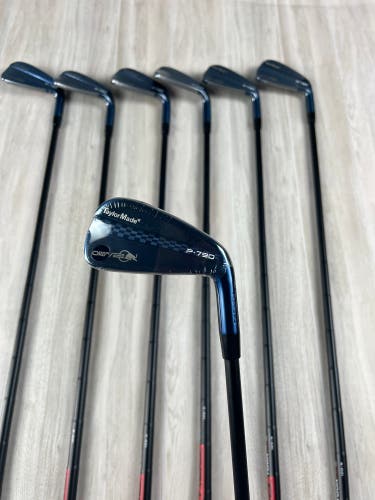 Men's 2025 TaylorMade Pursuit Collection Oracle Red Bull P-790 Right Handed Iron Set