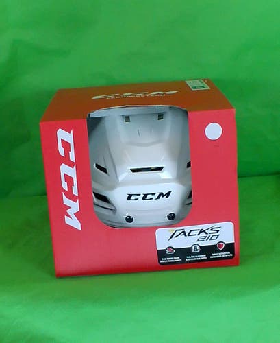 Medium Senior CCM Tacks 210 Helmet (New) - White