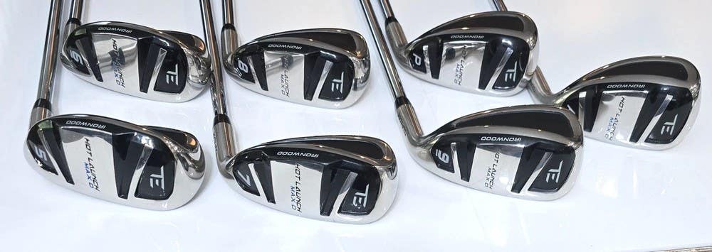 MINT! USED ONCE! IronWoods / Tour Edge Hot Launch Max D Iron Set 5-P, A / Regula