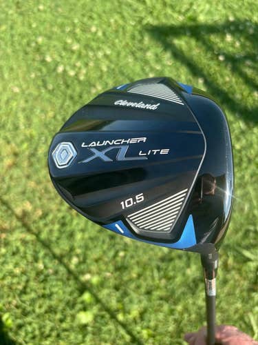 Men's Cleveland Launcher XL Lite Right Handed Driver Stiff Flex 10.5 Loft Graphite Shaft (New)