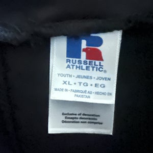 Black Men's XL Youth Russell Athletic Game Pants (Used)