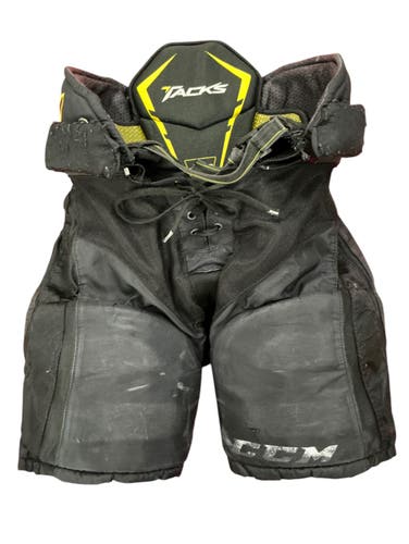 Black Junior Medium CCM Tacks 6052 Hockey Pants (Used)