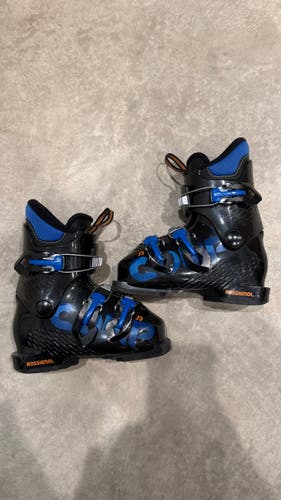Mondo 18 & 18.5 Kid's Rossignol All Mountain Comp J3 Ski Boots (Used)