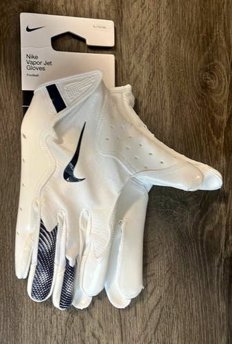 White XL Adult Nike Vapor Jet 7.0 Gloves (New)