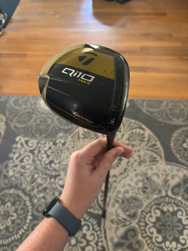 TaylorMade Qi10 Designer Series Max Right Handed Driver Regular Flex 9 Loft