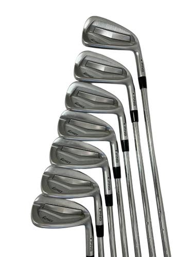 Used Ping i210 Blue Dot 4-PW RH Mens Iron Set 11692-S000157011