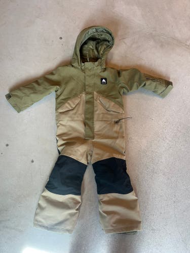 Green Youth Burton Insulated One Piece SnowSuit | Size 3T (Used)