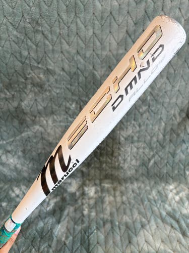 White Marucci Echo DMND Alloy Bat (-12) Alloy 15 oz 27" (Used)
