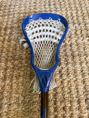 Used Warrior Joker Lacrosse Complete Stick Blue