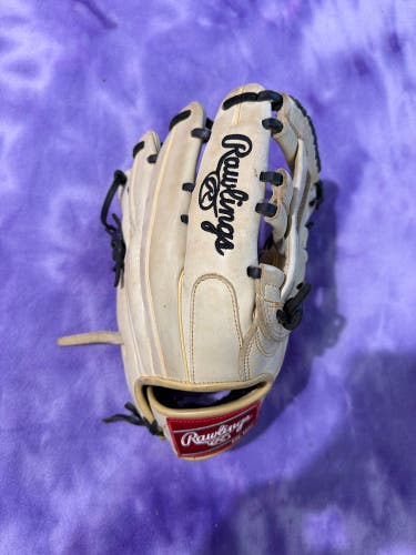 Brown Rawlings Gold Glove Elite RH Outfield Baseball Glove 12.75" (Used)