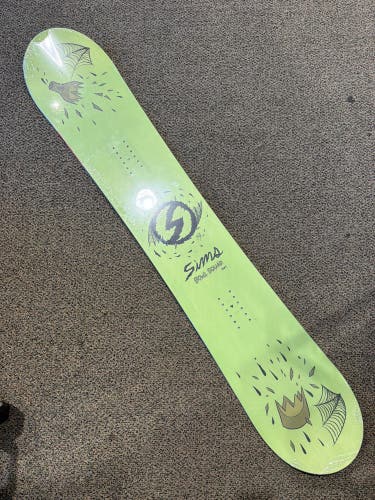 Men's Sims The Bowl Squad Snowboard All Mountain Without Bindings Directional Twin 157 cm (New)