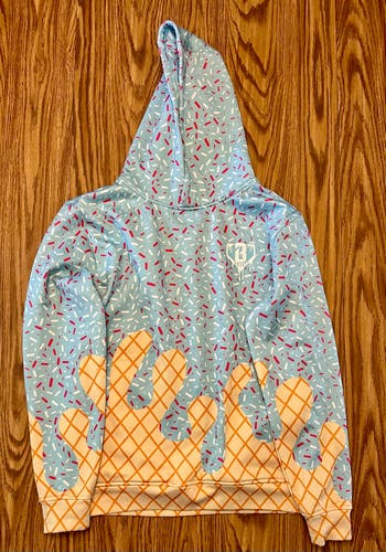 Blue Men's Small Sweatshirt (Used)