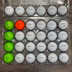 30 Titleist Velocity Golf Balls - 5A/4A Condition