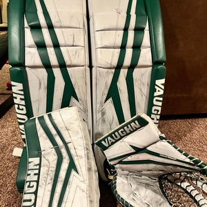 34" Vaughn V9 Pro Carbon Regular Goalie Full Set (Used)
