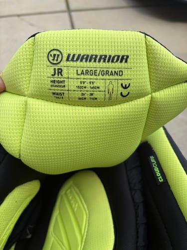 Junior Large Warrior Alpha LX PRO Hockey Pants (Used)