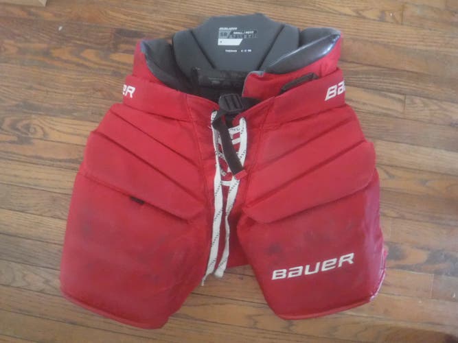 Small Bauer Pro Hockey Goalie Pants (Used)