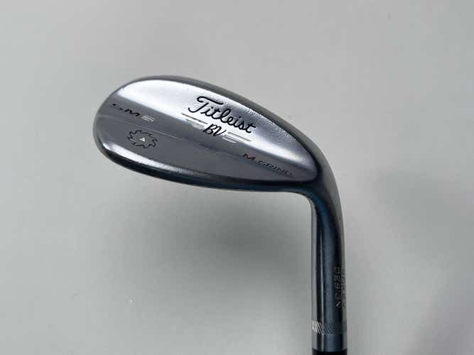 Titleist Vokey SM6 Tour Chrome LW 58* 8 Bounce M-Grind SM6 Wedge Steel Mens RH