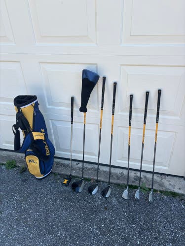 Junior Top Flite XLj Right Handed Clubs (Full Set) 7 Pieces (Used)