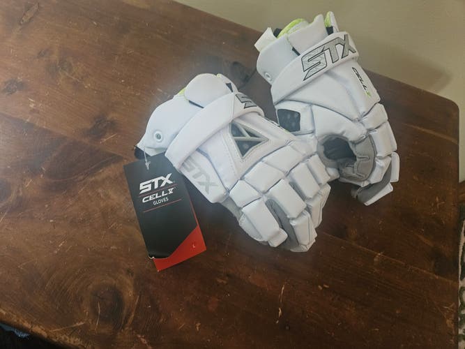 STX Cell V Lacrosse Gloves (New)