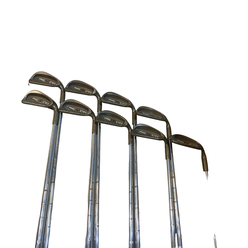 Used Ping EYE2 BLACK DOT BERYLIUM COPPER Mens Iron Set RH 3I-SW 11706-S000386693