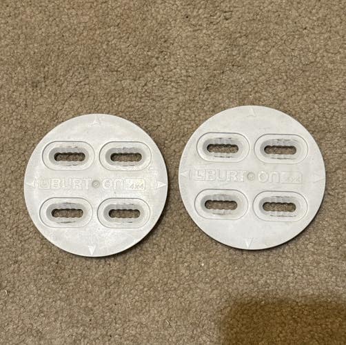 Burton 4 Hole Discs For Snowboard binding White