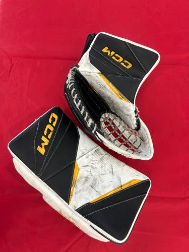 Intermediate CCM Axis 2.9 Regular Goalie Glove & Blocker