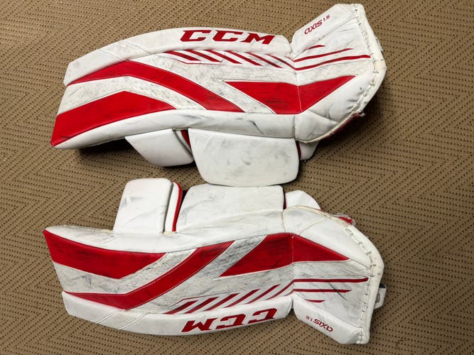 28" CCM Axis 1.5 Goalie Leg Pads (Used)